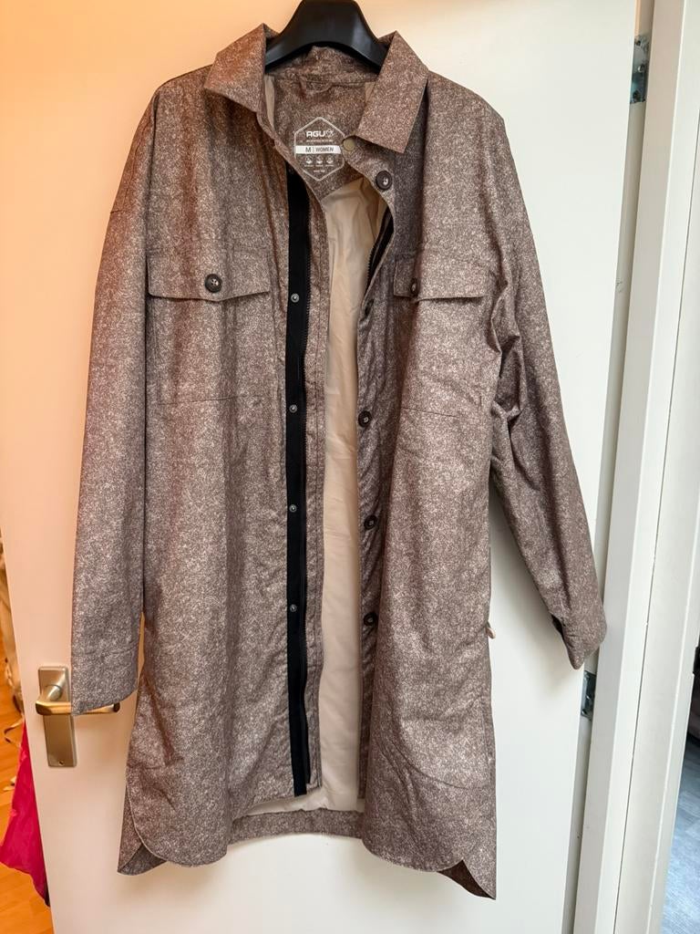 Nieuwe agu regenjas winter jas oversized bruin maat M, Ophalen of Verzenden, Nieuw, Bruin