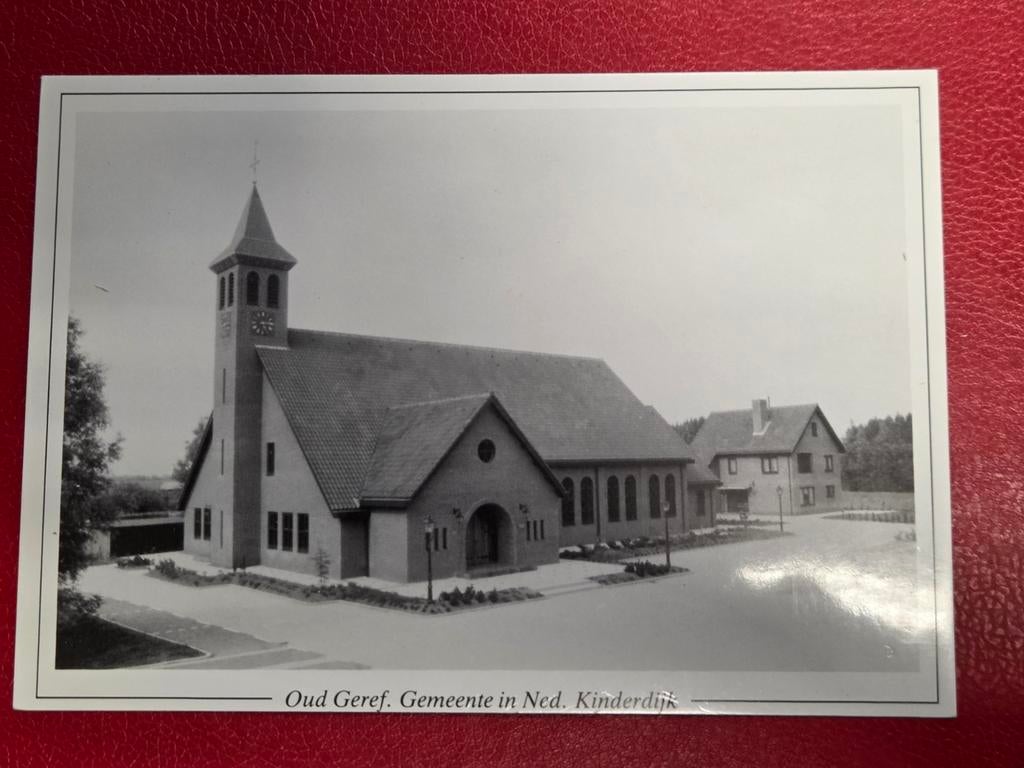 Kinderdijk bij Alblasserdam Oud Geref. Gemeente in Ned., Ophalen of Verzenden, 1960 tot 1980, Zuid-Holland