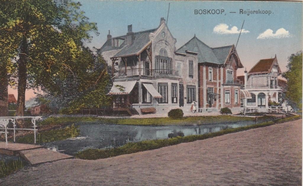 BOSKOOP Rijerskoop Nauta Kaart nr. 11347, Verzamelen, Ansichtkaarten | Nederland, Verzenden, 1920 tot 1940, Ongelopen, Zuid-Holland