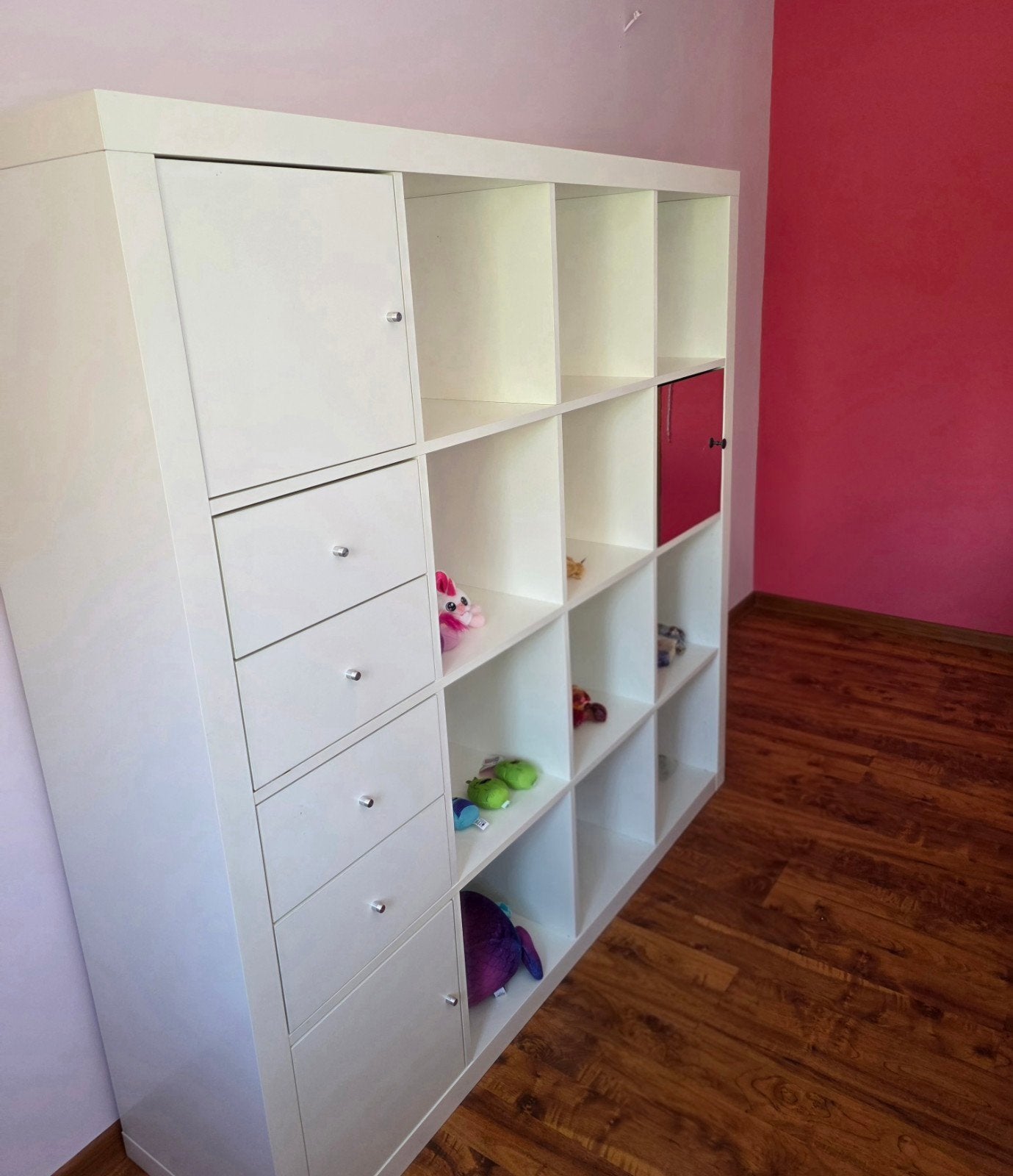 IKEA KALLAX kast 16 vakken wit  147x147cm, Ophalen, Gebruikt