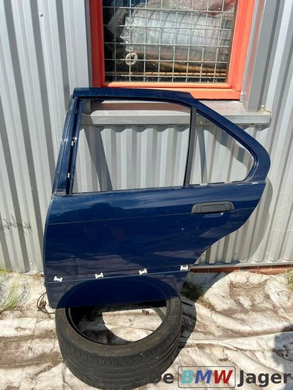 Portier linksachter blauw BMW 3-serie E36 41528185427, Gebruikt, Deur, Ophalen of Verzenden