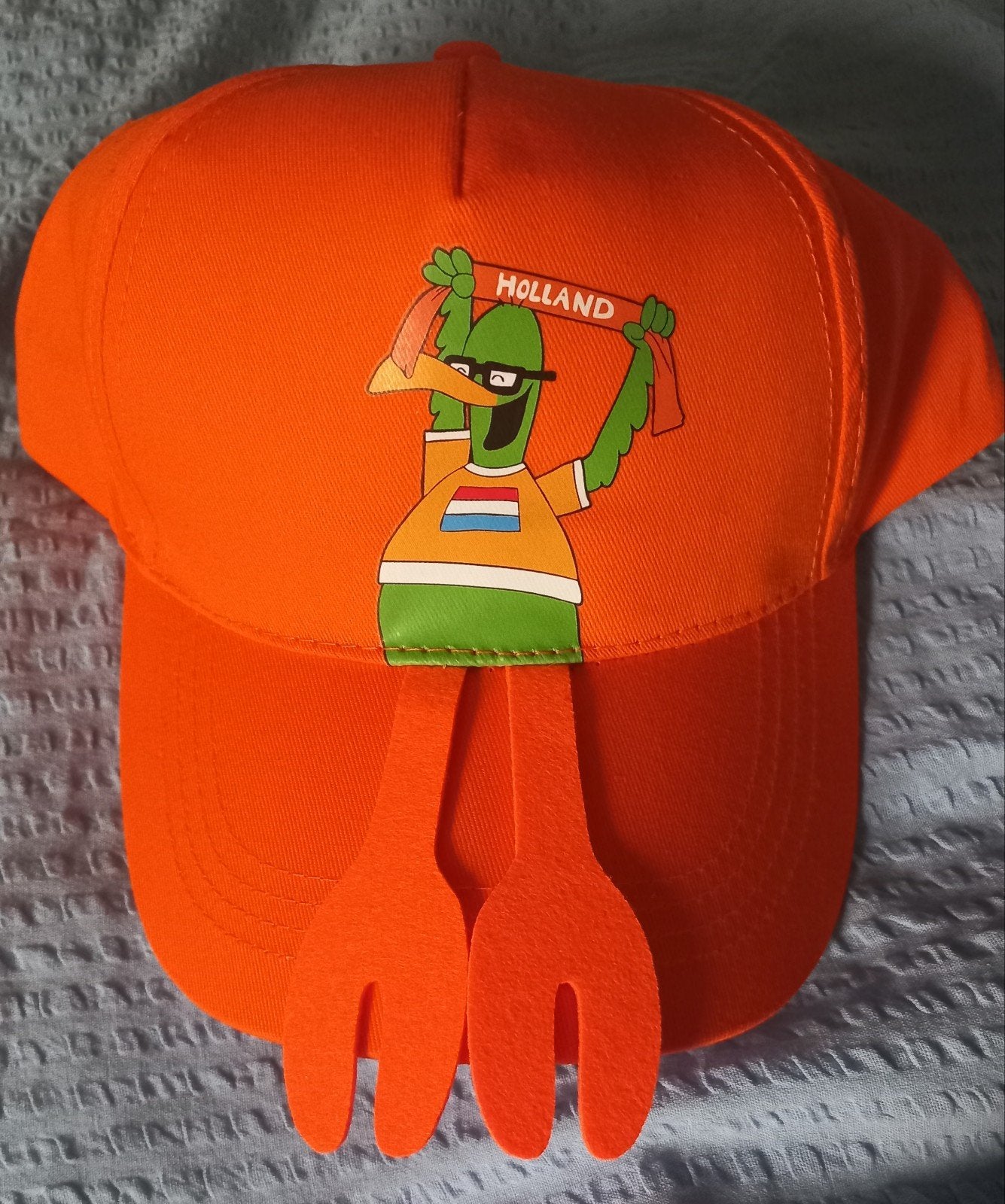 Oranje Pet Hup Holland met grappige eend, Ophalen of Verzenden, One size fits all