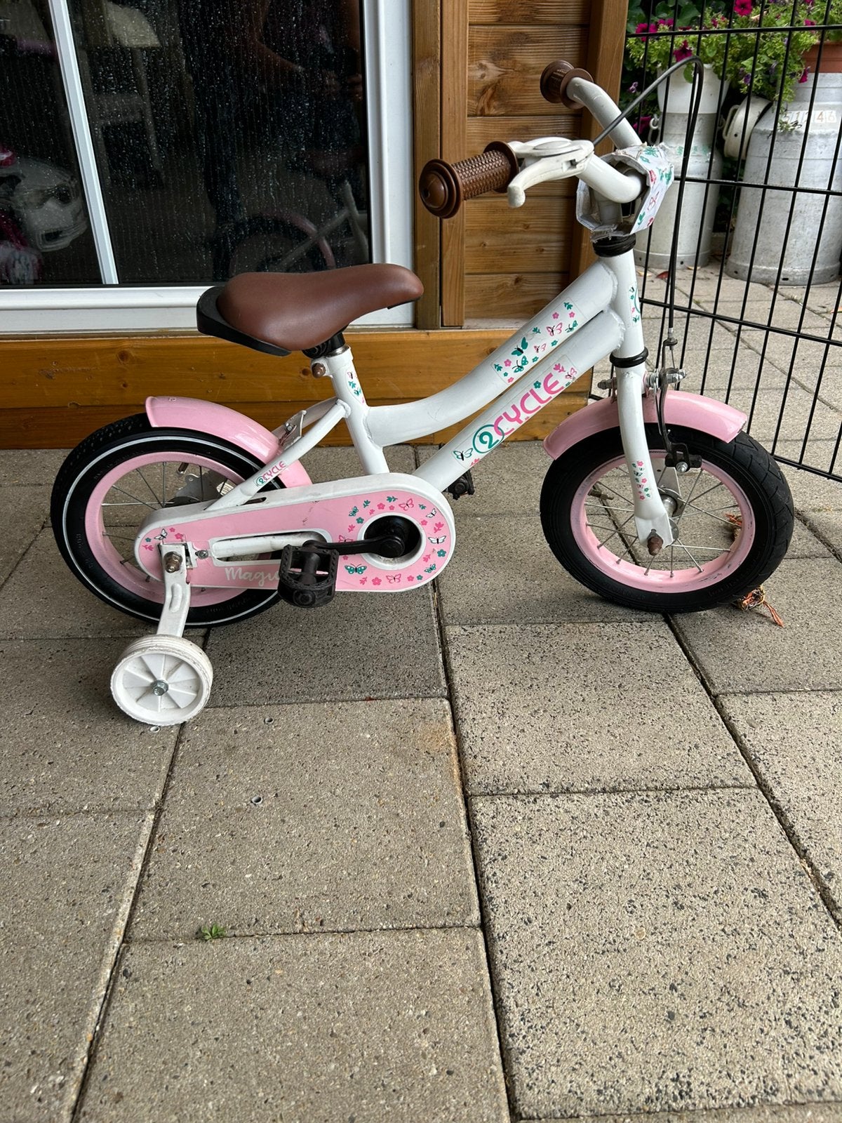 Peuterfiets, Ophalen, Gebruikt, Terugtraprem, Zijwieltjes