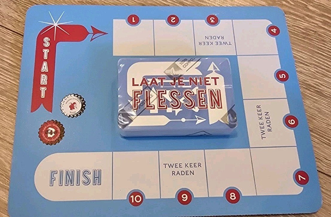 Duvel laatje niet flessen spel, Ophalen of Verzenden, Zo goed als nieuw, Overige typen, Duvel