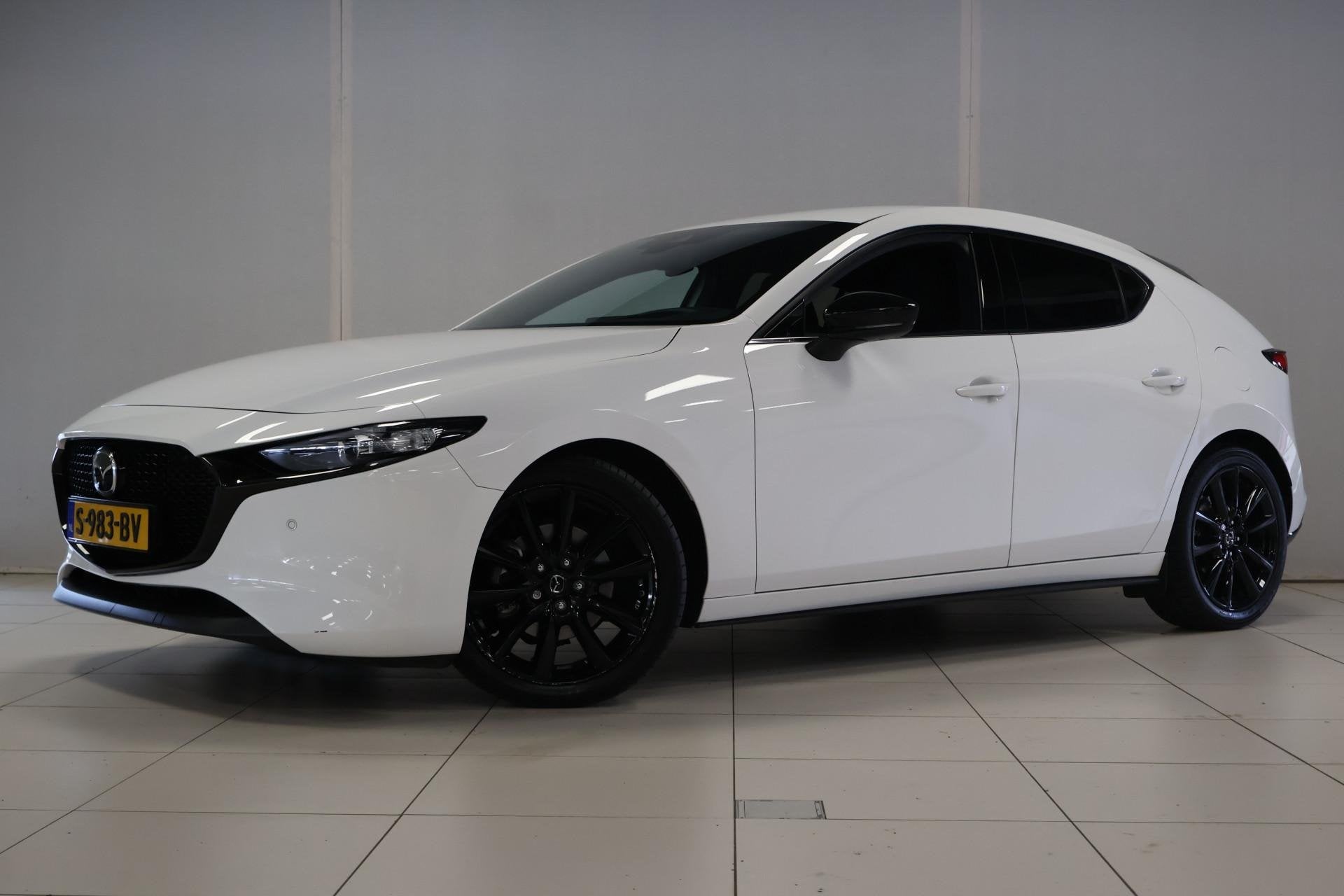 Mazda 3 2.0 e-SkyActiv-G M Hybrid 150 Homura ., Auto's, Voorwielaandrijving, 1998 cc, Stof, Gebruikt