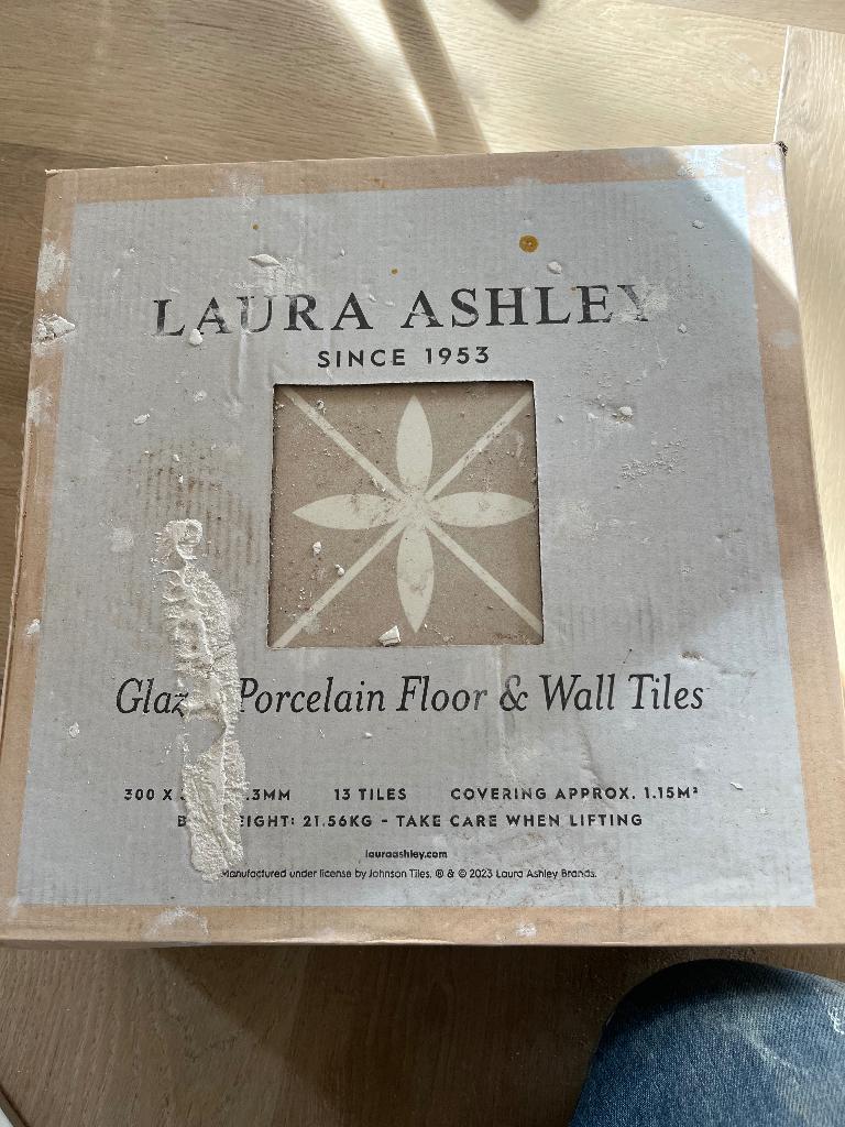 Laura Ashley tegels, Ophalen, Keramiek, Nieuw, 20 tot 40 cm