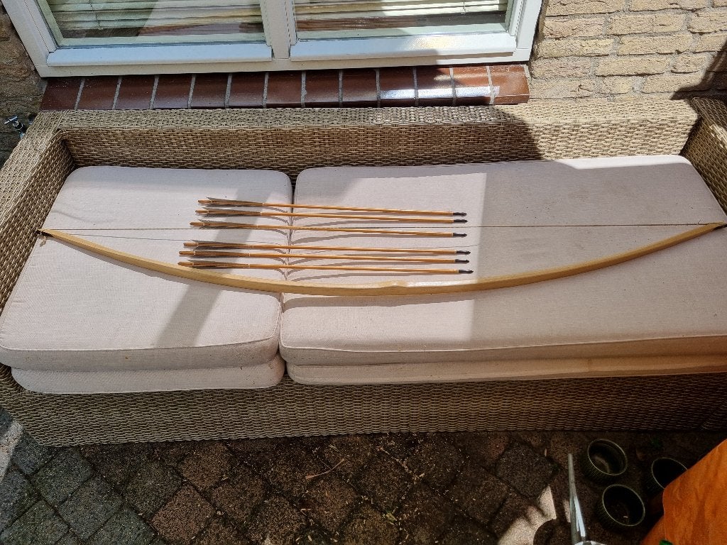 Engelse longbow, Sport en Fitness, Handboogschieten, Ophalen, Nieuw, Longbow