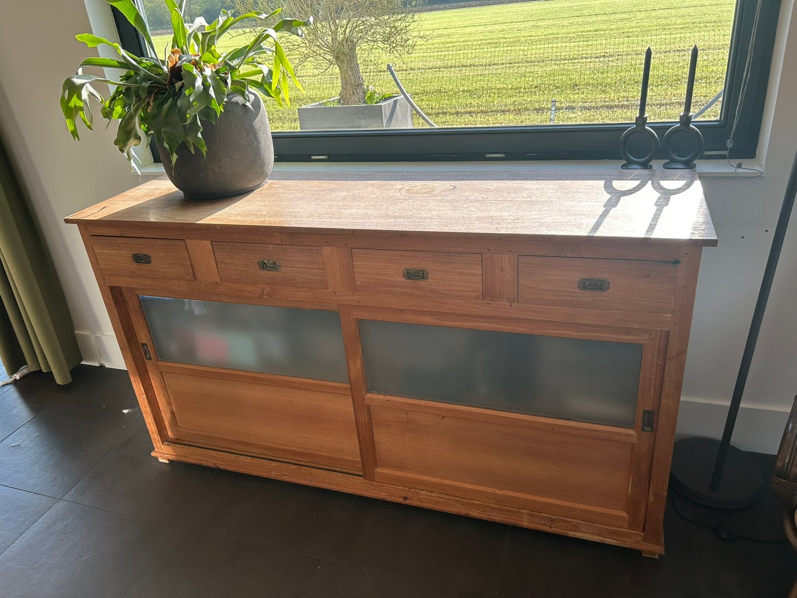 Teakhouten dressoir, Ophalen of Verzenden