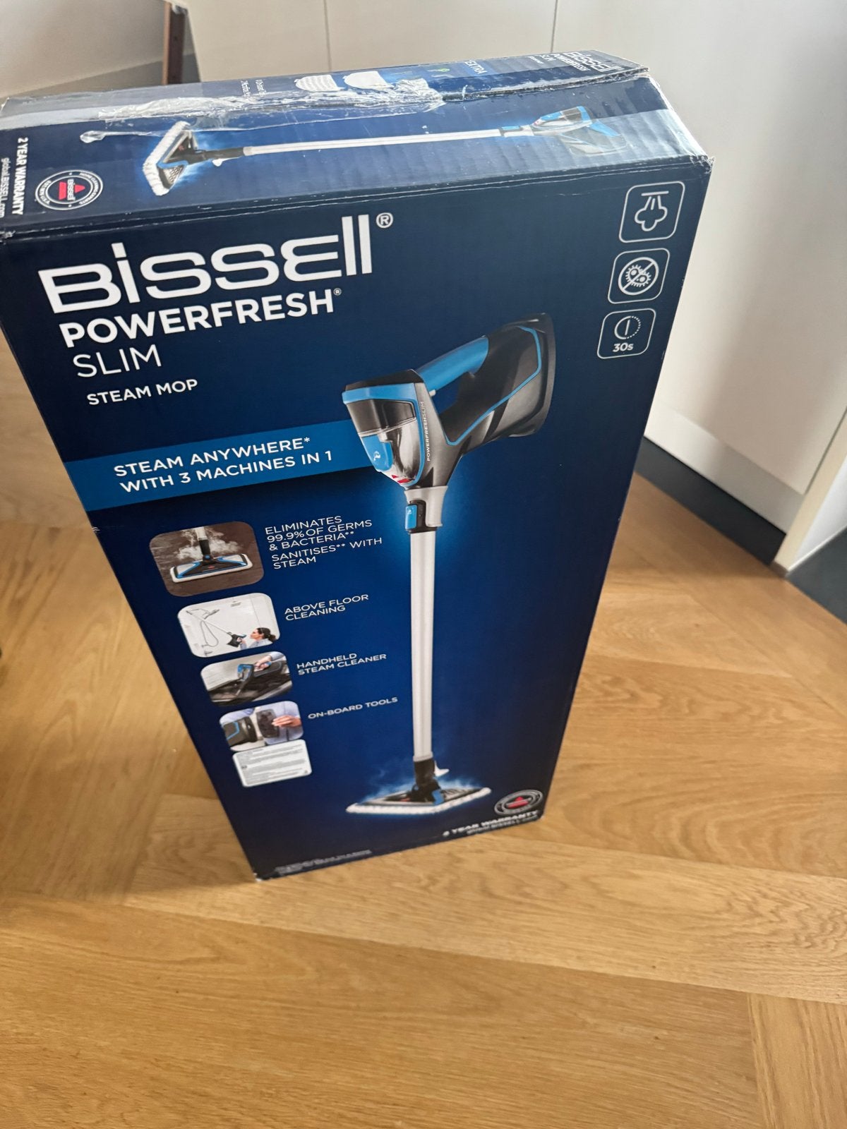 Bissell PowerFresh Slim Stoomreiniger - Zo goed als nieuw, Ophalen, Zo goed als nieuw, Inclusief accessoires, Stoomreiniger