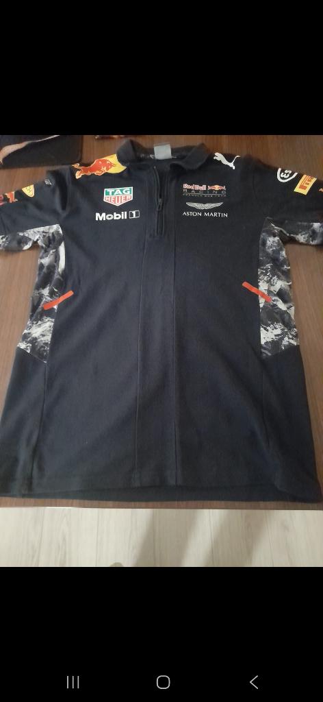 Formule 1 Red Bull Aston Martin Max Verstappen Polo shirt  S, Ophalen of Verzenden, Gebruikt, Formule 1
