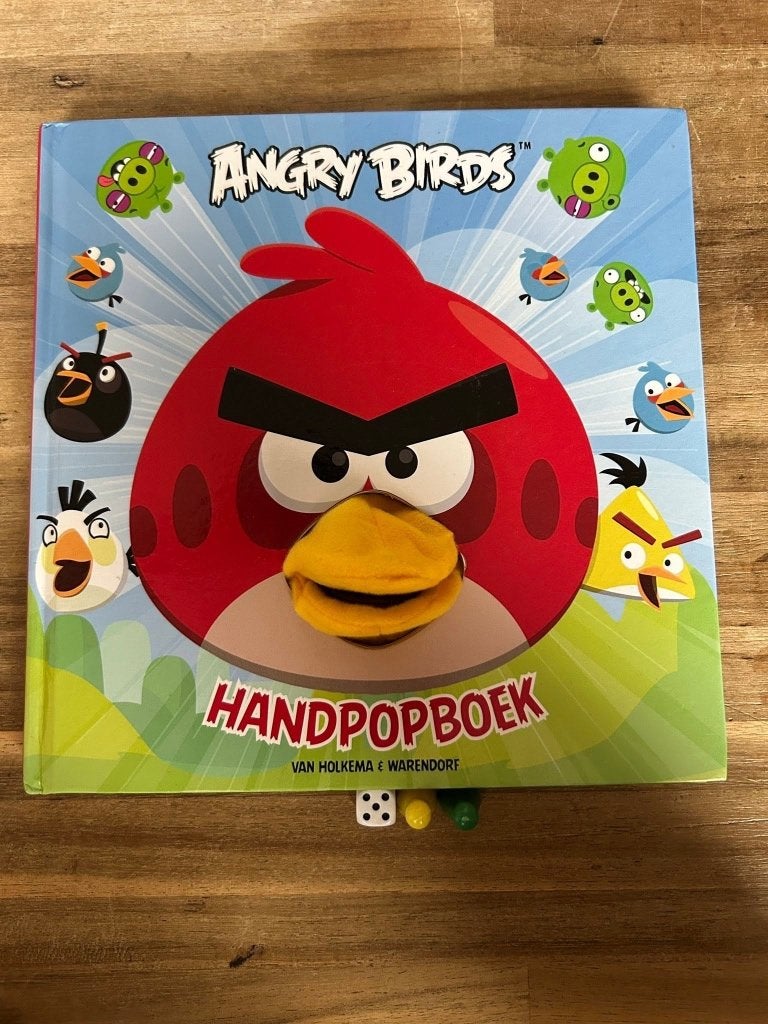 Angry Birds Handpopboek - Red Bird redding brengt!, Ophalen of Verzenden, Zo goed als nieuw, 2 tot 3 jaar, Kate Thomson