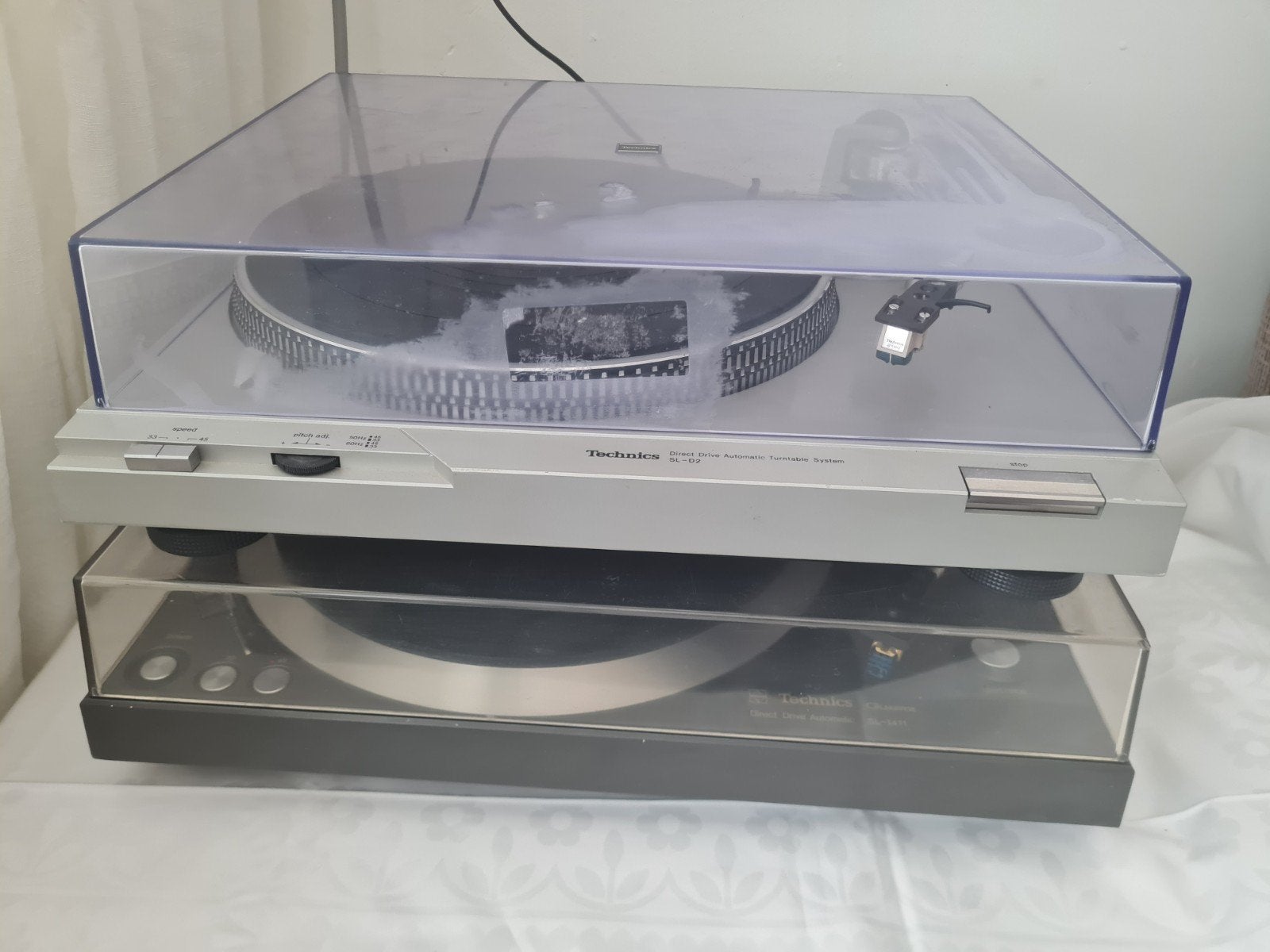 2x Technics Platenspelers ( opknappen ), Audio, Tv en Foto, Platenspelers, Gebruikt, Automatisch, Thorens, Ophalen of Verzenden