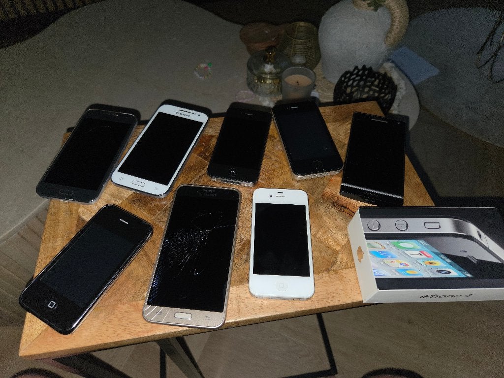 Partij Iphones, Samsung ect. KIJK BESCHRIJVING!!!, Ophalen, Gebruikt, Overige modellen, Zwart