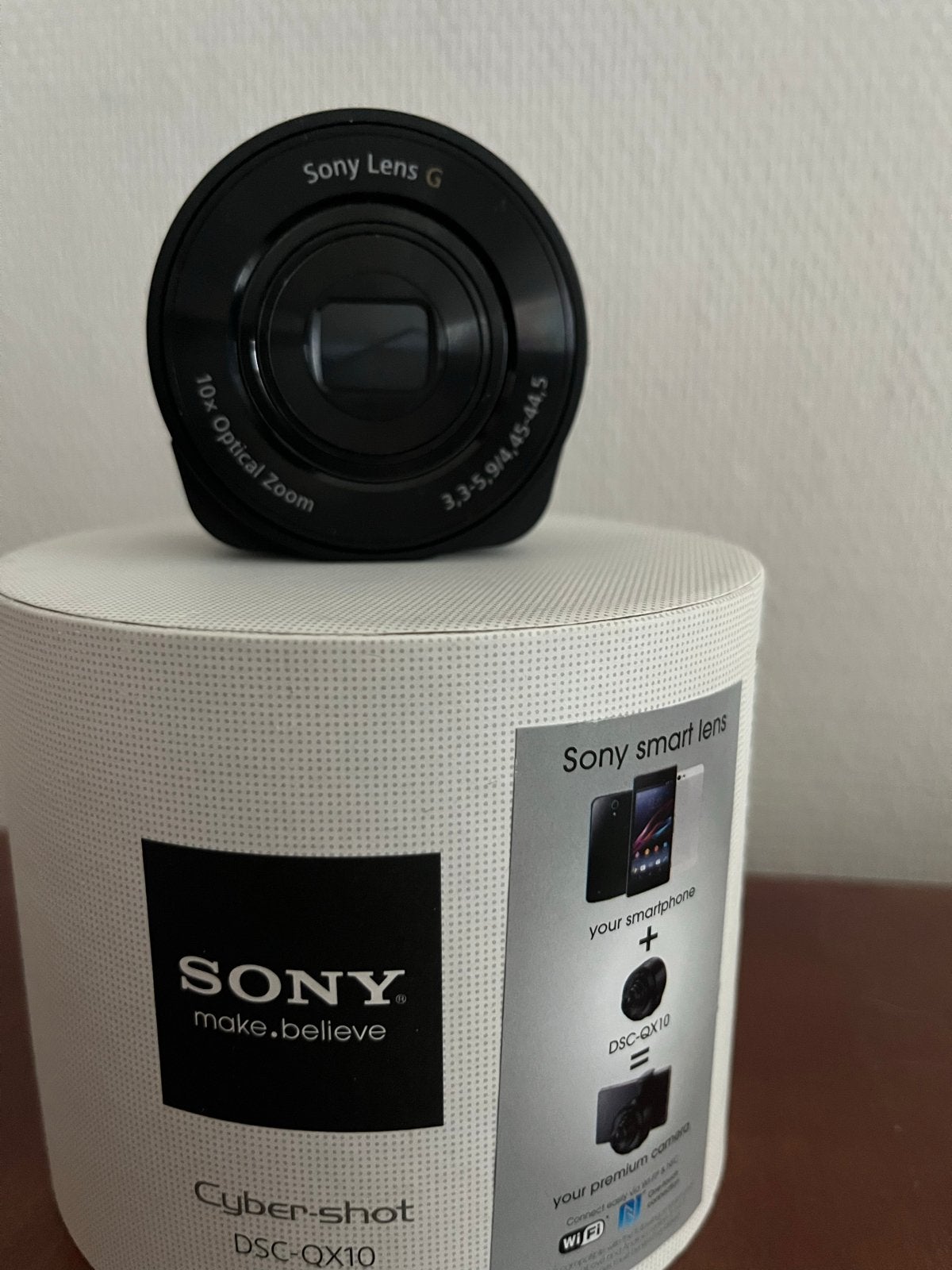 Sony Cyber-shot DSC-QX10 - Nieuw in doos, Ophalen, Handleiding, Nieuw, Compactcamera