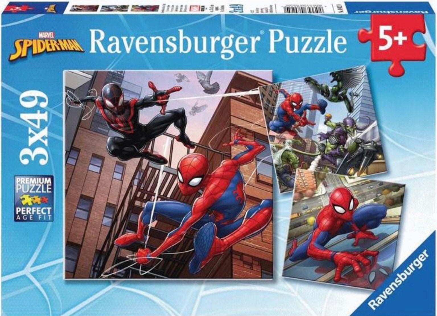 2 stuks Spiderman puzzels van Ravensburger en Clementoni, Ophalen of Verzenden, 10 tot 50 stukjes, Nieuw, 2 tot 4 jaar