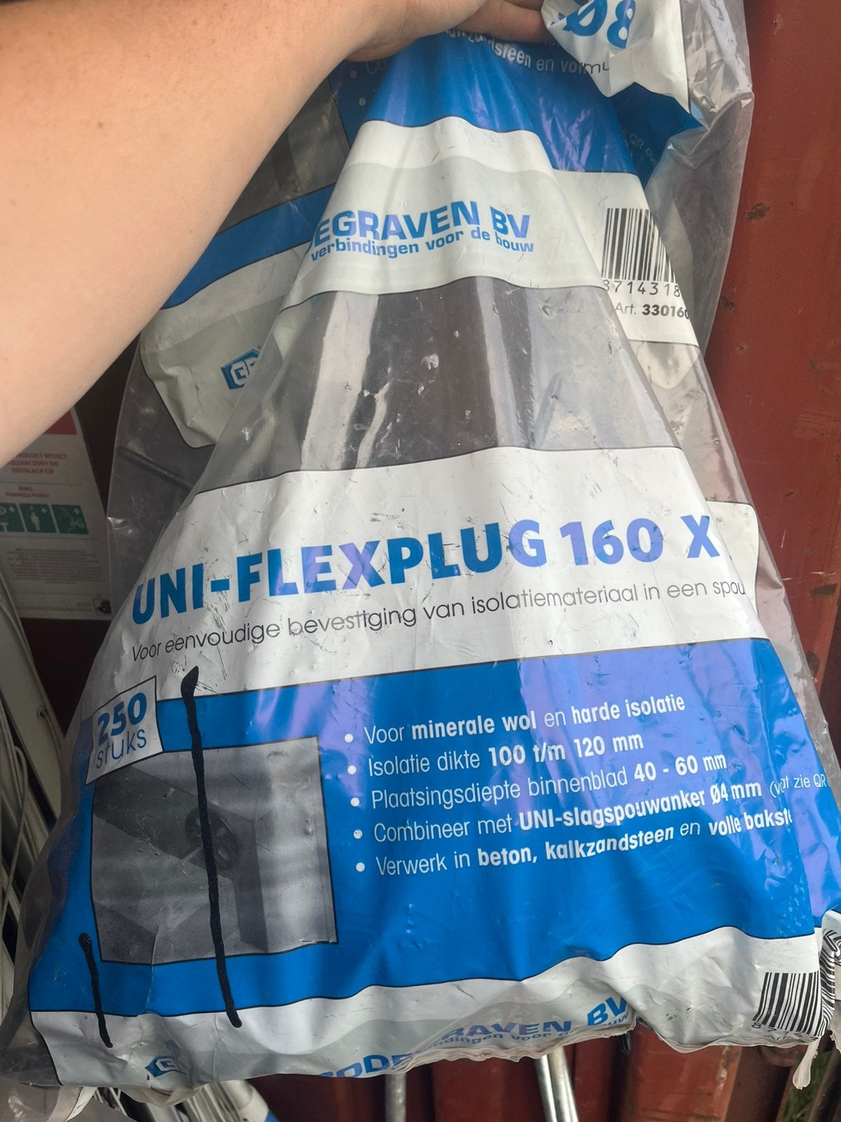 Uni-flexplug 160x8, Overige materialen, Zo goed als nieuw, 15 m² of meer, Ophalen