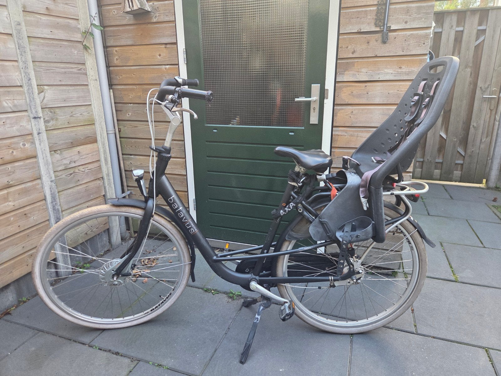 Batavus Mambo Moederfiets, inclusief Yepp achterzitje., Ophalen, Batavus, 1 zitje, 53 tot 56 cm