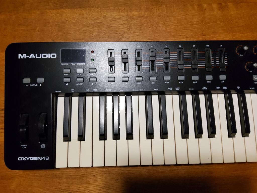 M-Audio Oxygen 49 MIDI Keyboard - 49 toetsen, Ophalen of Verzenden