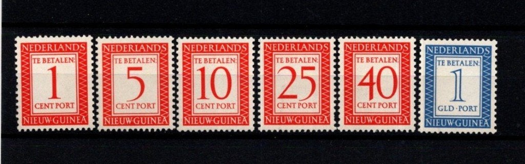 Nieuw  postfris *** - portzegels 01/06 - 1957  --  S896, Postzegels en Munten, Postzegels | Nederland, Ophalen of Verzenden, Na 1940
