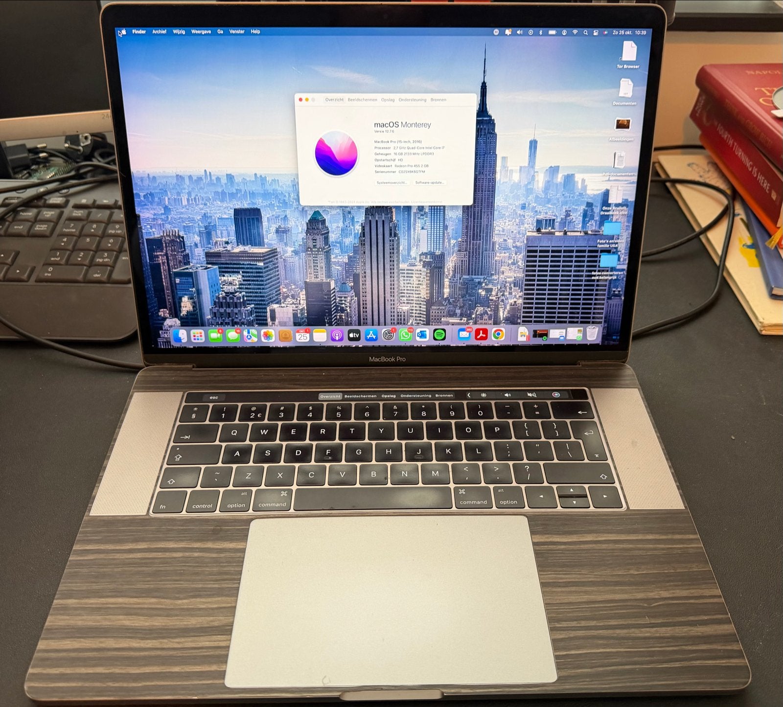 MacBook Pro (15-inch, 2016) - 2.7 GHz i7, 16GB RAM, Gebruikt, 2 tot 3 Ghz, Onbekend, 16 GB