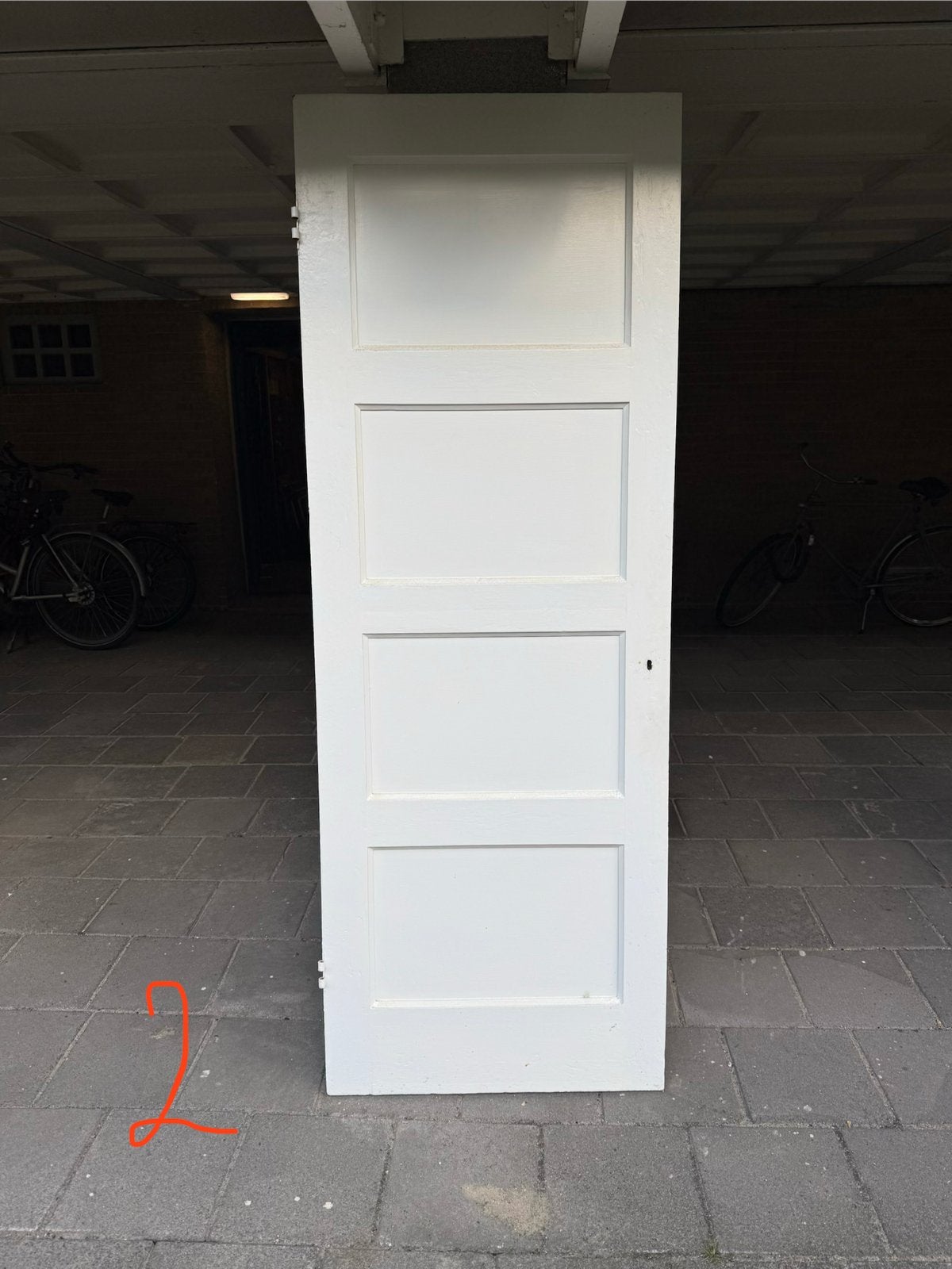 Houten paneeldeuren, Ophalen, Gebruikt, Minder dan 80 cm, Binnendeur