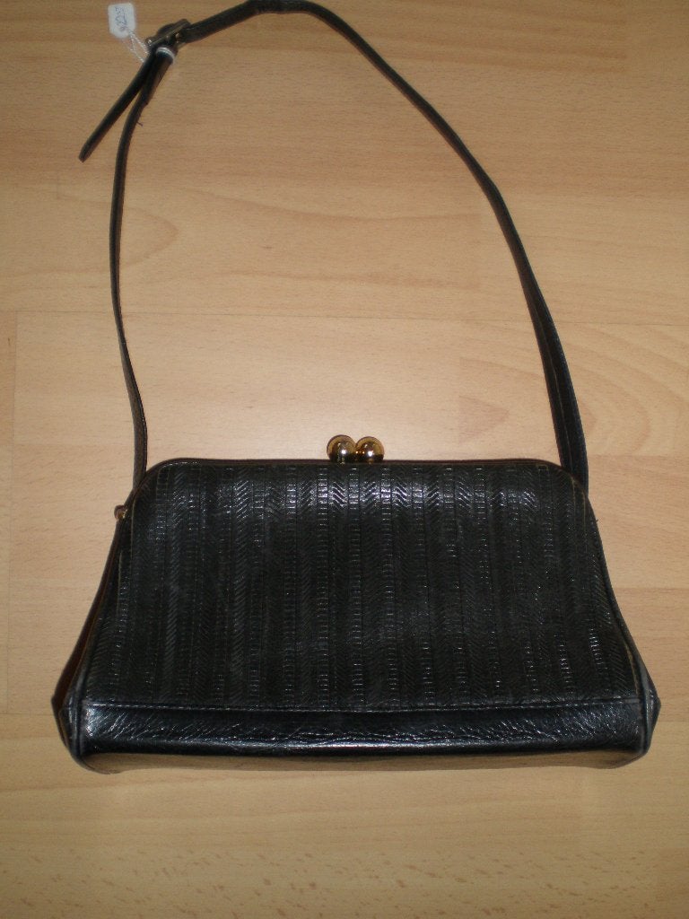 Vintage Picard tas Zwart, Ophalen of Verzenden, Zo goed als nieuw, Zwart, Handtas