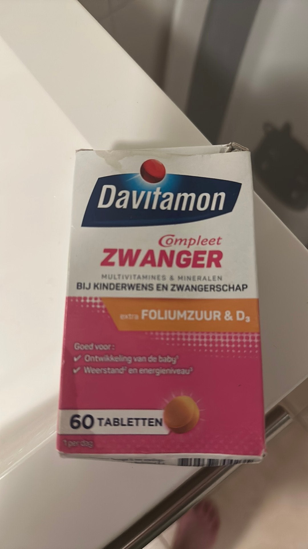 Davitamon zwanger compleet vitamines, Ophalen, Zo goed als nieuw, Maat 62