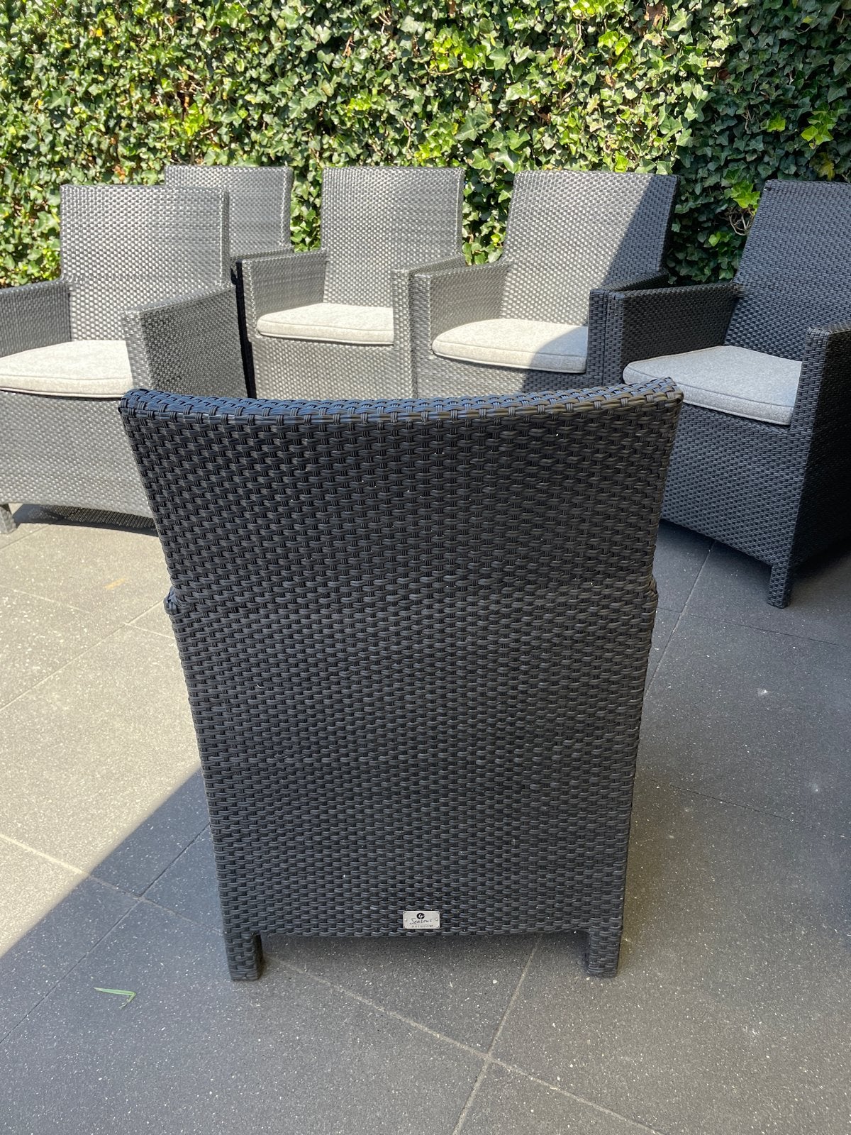 6x 4 Seasons Outdoor Wicker Tuinstoelen met Kussens, Tuin en Terras, Ophalen, Gebruikt, Kunststof