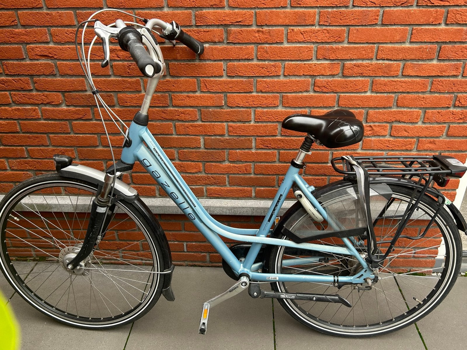 Gazelle Paris Plus Damesfiets - Lichtblauwe Stadsfiets, Ophalen, Velgrem, Versnellingen, Gazelle