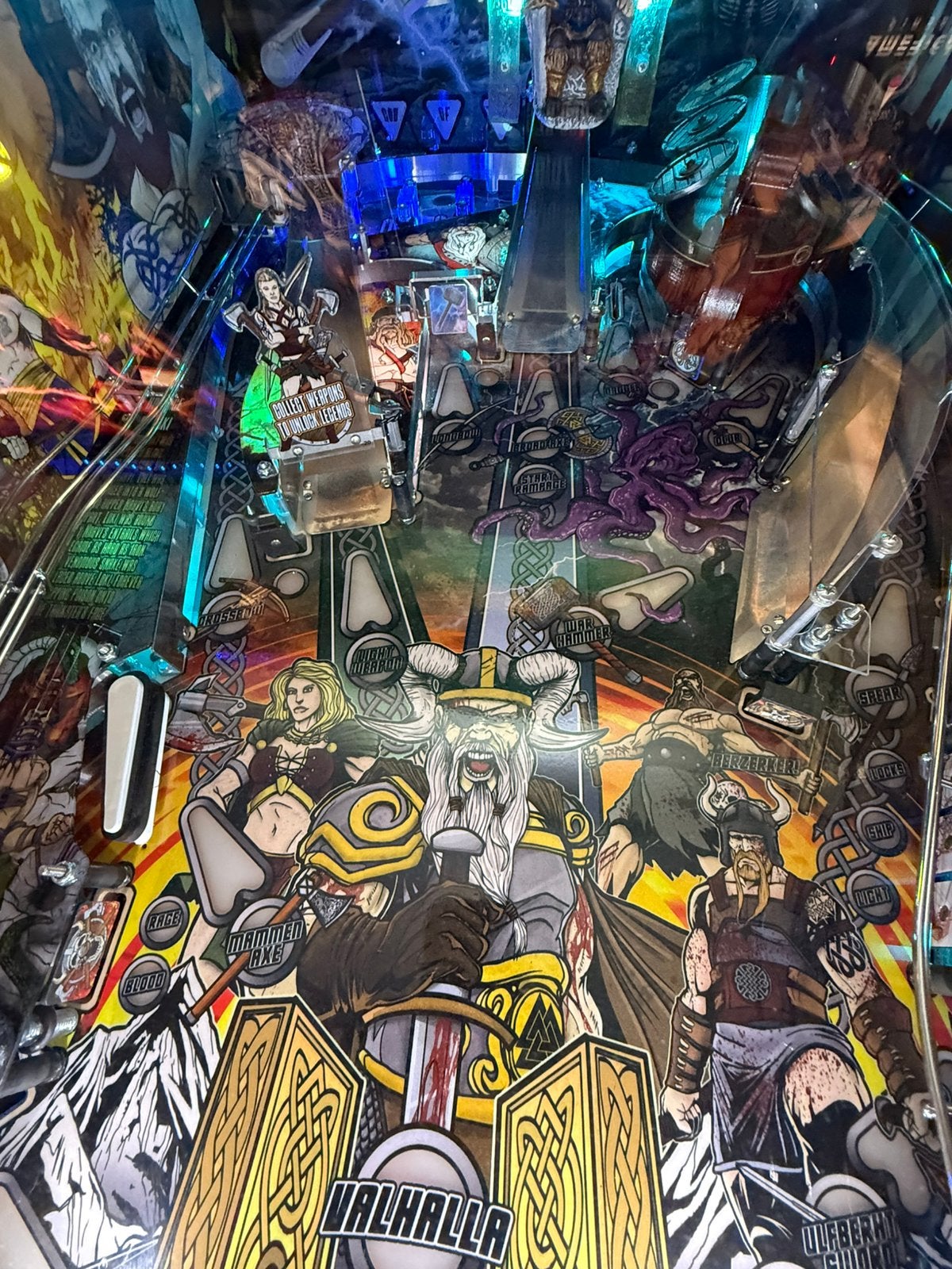 Legends of Valhalla Limited Flipperkast, Verzamelen, Automaten | Flipperkasten, Ophalen, Zo goed als nieuw, Flipperkast, Overige merken