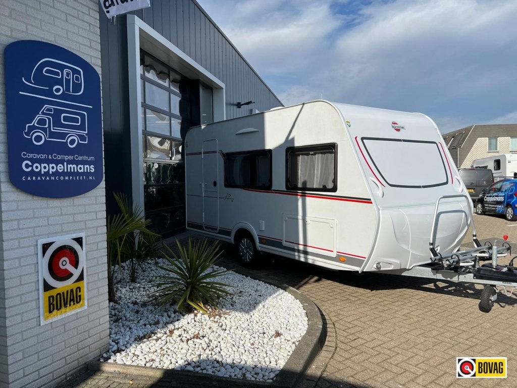Bürstner Premio Life 425 TS mover, tent, luifel 136, Caravans en Kamperen, Caravans, Bedrijf, Treinzit, Bürstner, 5 tot 6 meter