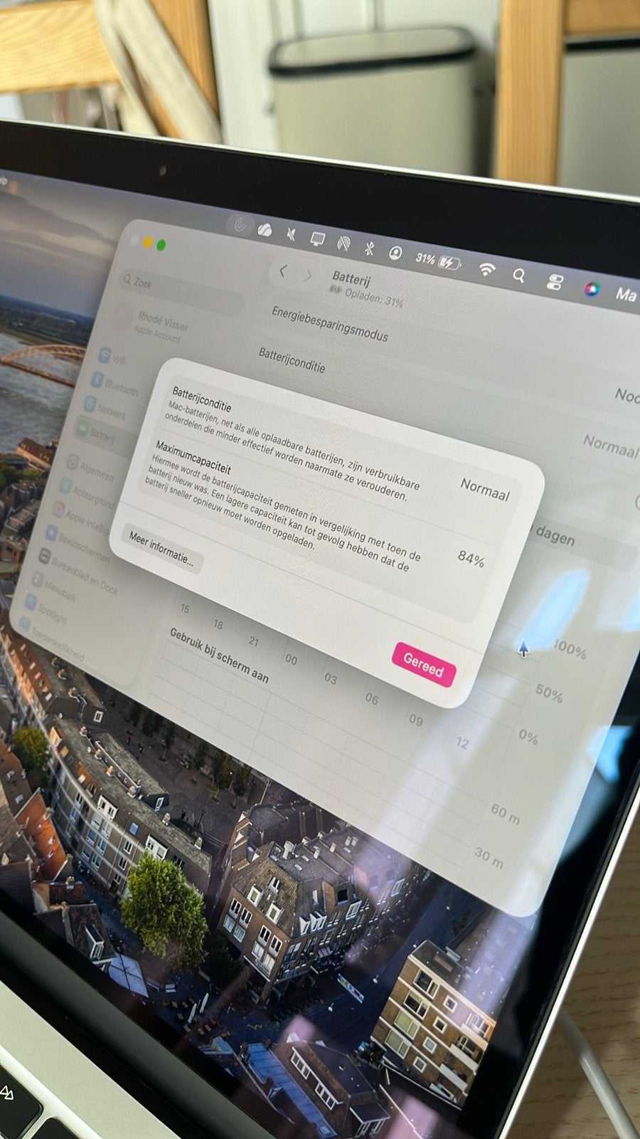MacBook Air M1 13,3 inch (2020), Computers en Software, Apple Macbooks, Qwerty, 13 inch, Ophalen of Verzenden, Zo goed als nieuw