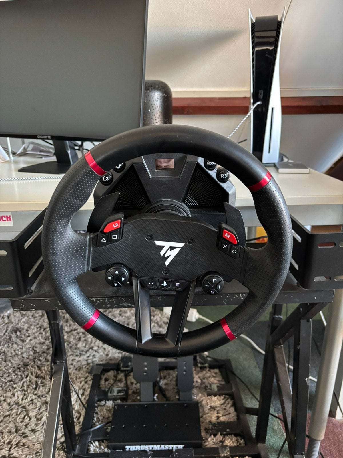 Thrustmaster t598 met tm open wheel open en ugx playseat, Ophalen, Zo goed als nieuw, Playseat of Racestoel
