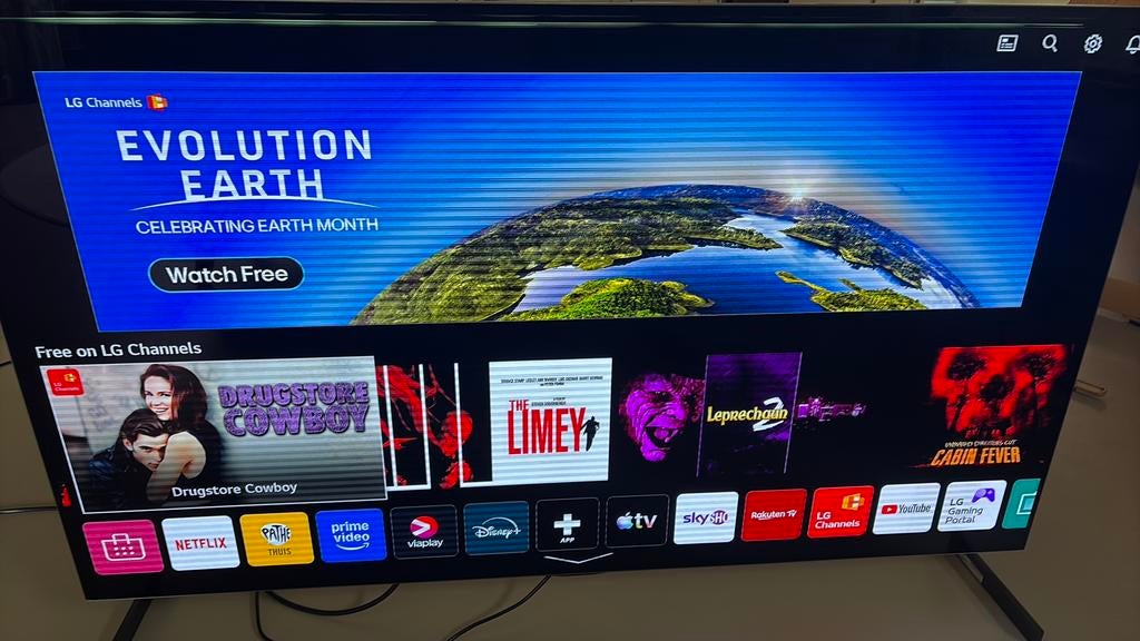 LG OLED 55GX6LA (Defect scherm) + Voeten & Muurbeugel, Ophalen, 4k (UHD), OLED, 120 Hz
