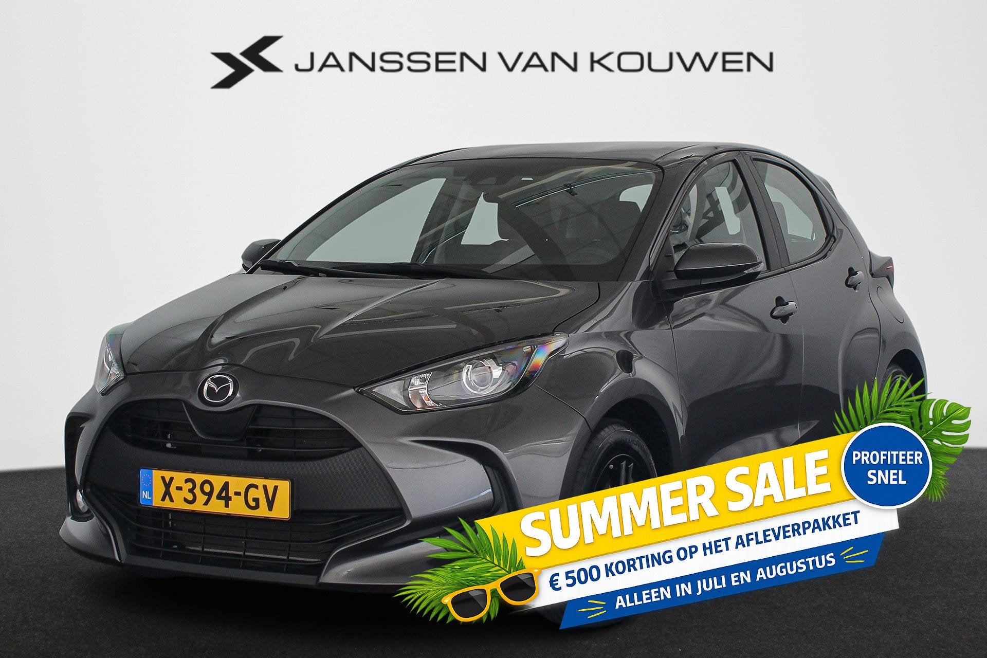 Mazda 2 Hybrid 1.5 Agile 1e Eigenaar Keyless Stoel-Stuurverw, Auto's, Gebruikt, 49 €/maand, Bedrijf, Hybride Elektrisch/Benzine