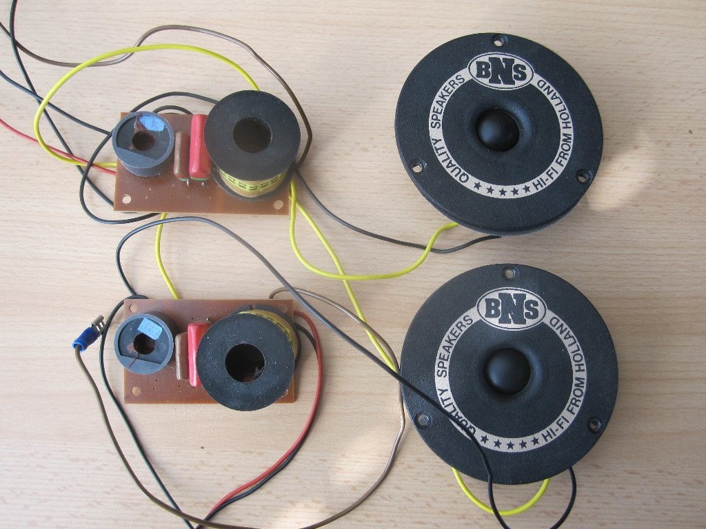 Partij luidsprekers, scheidingsfilters, spoelen, onderdelen, Overige merken, Stereo speakers, Gebruikt, Ophalen of Verzenden