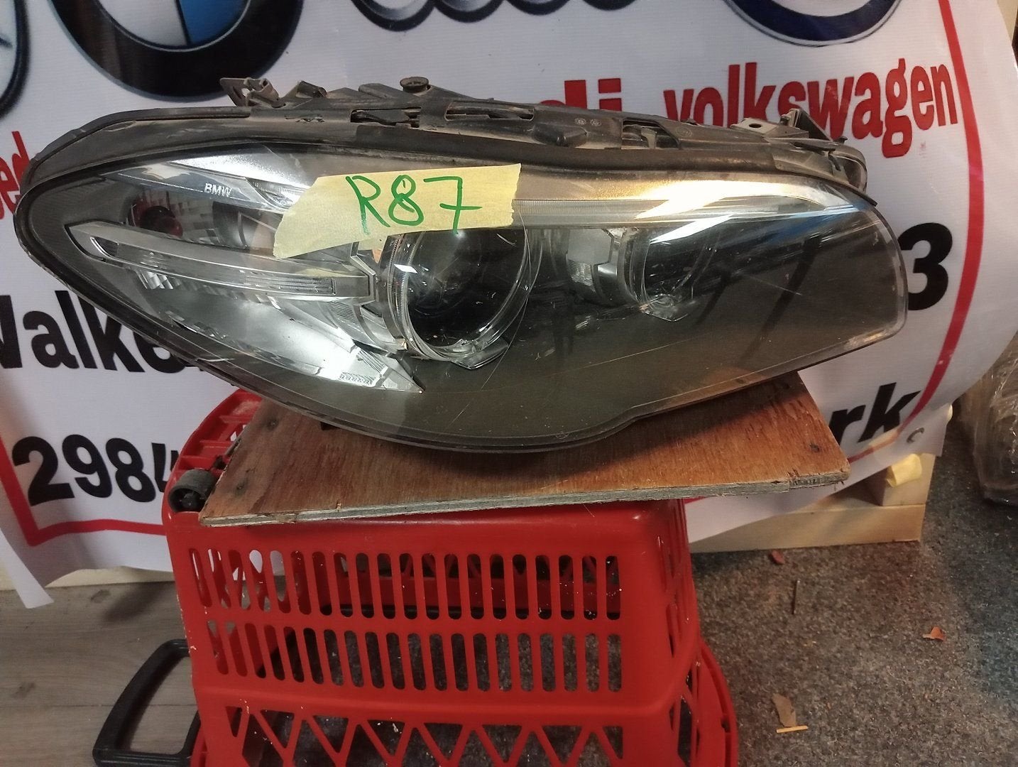 BMW F10 LCI XENON LED KOPLAMPEN ORIGINEEL, Gebruikt, -, -, Ophalen of Verzenden