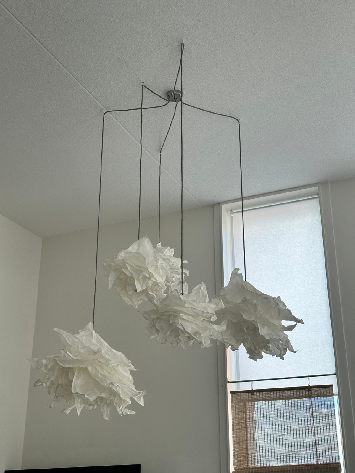Hanglampen hanglamp plafond wit hoog plafond, Ophalen, Zo goed als nieuw