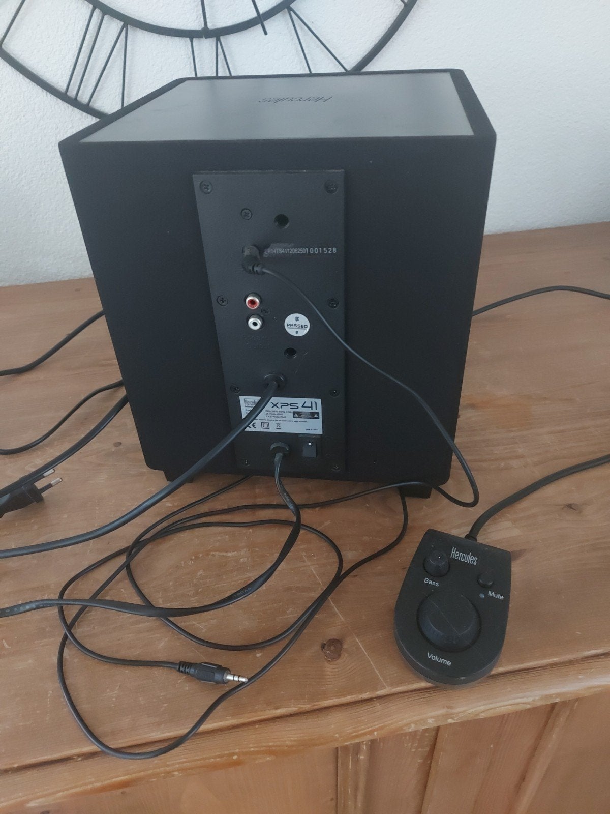 Hercules XPS 2.1 40 Slimme Speaker met Subwoofer, Overige merken, Slimme speaker, Gebruikt, Ophalen of Verzenden