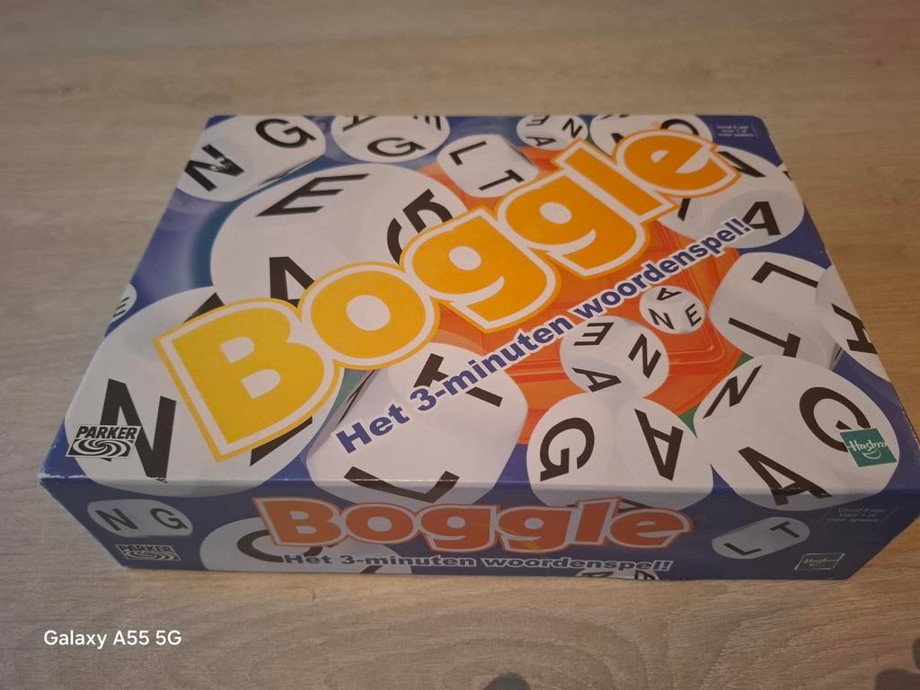 Boggle: Het 3-minuten woordenspel van Parker/Hasbro, Parker / Hasbro, Ophalen of Verzenden, Zo goed als nieuw, Consumercare@hasbro.co.uk