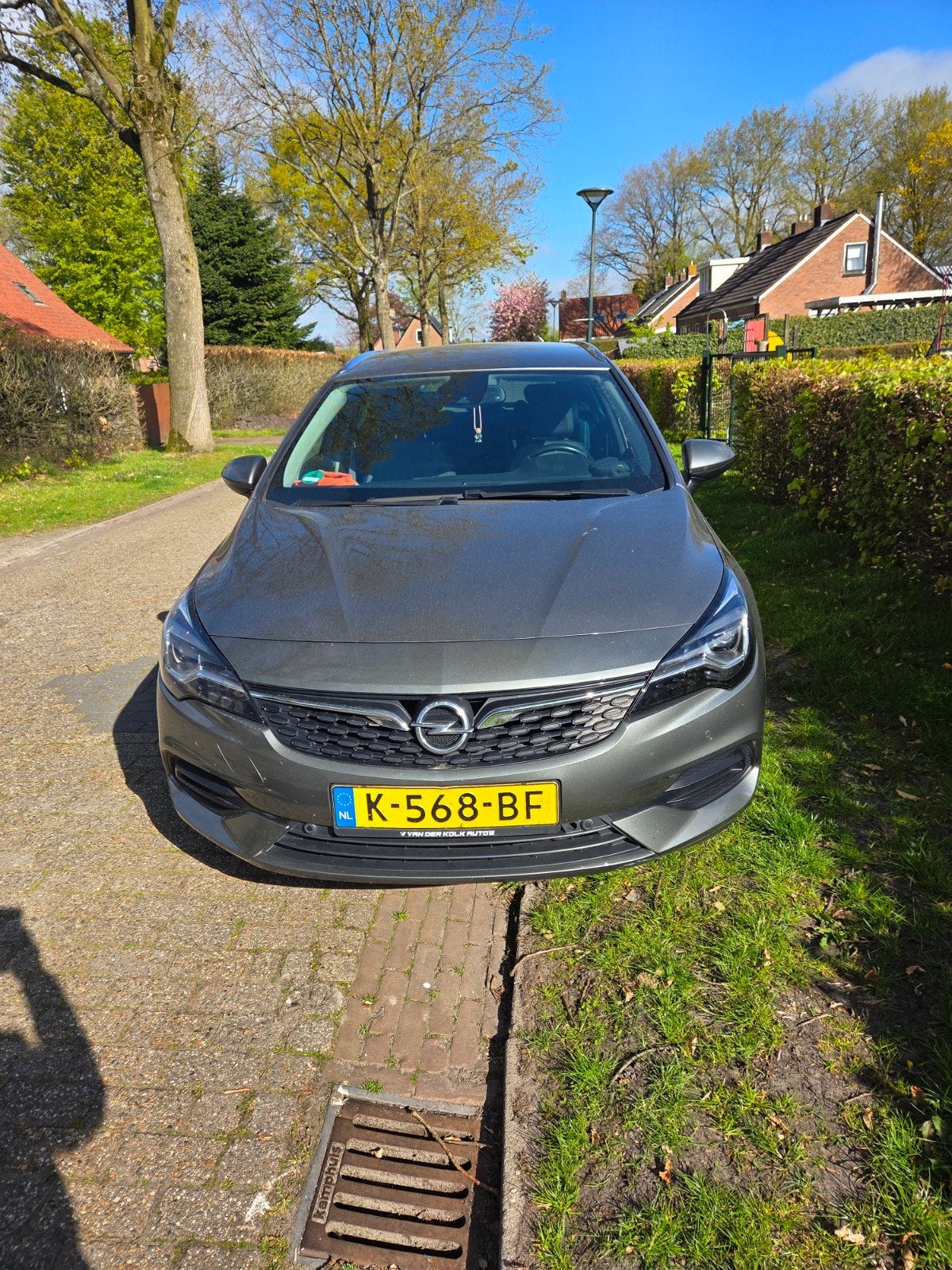Opel Astra 1.5 Cdti 122pk Start/stop 2020 Grijs, Auto's, Opel, 122 pk, Origineel Nederlands, Stationwagon, 140 €/maand