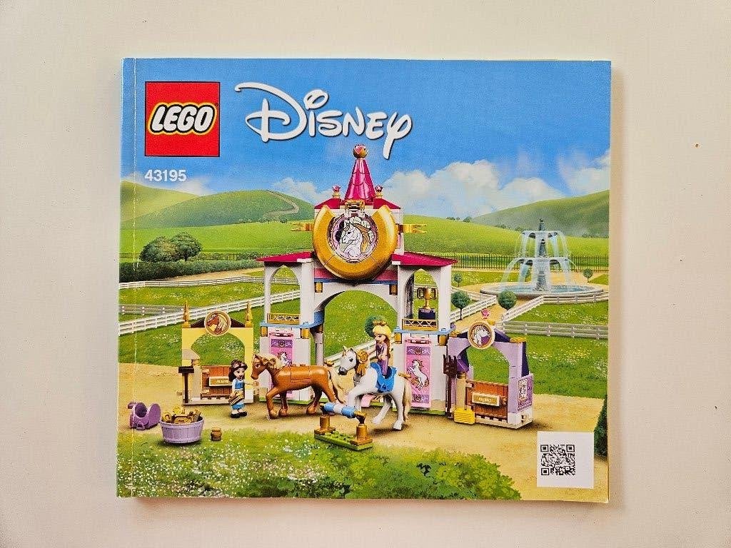 Lego Disney Princess 43195 Belle en Rapunzels Paardenstal, Compleet, Lego, Ophalen of Verzenden, Zo goed als nieuw