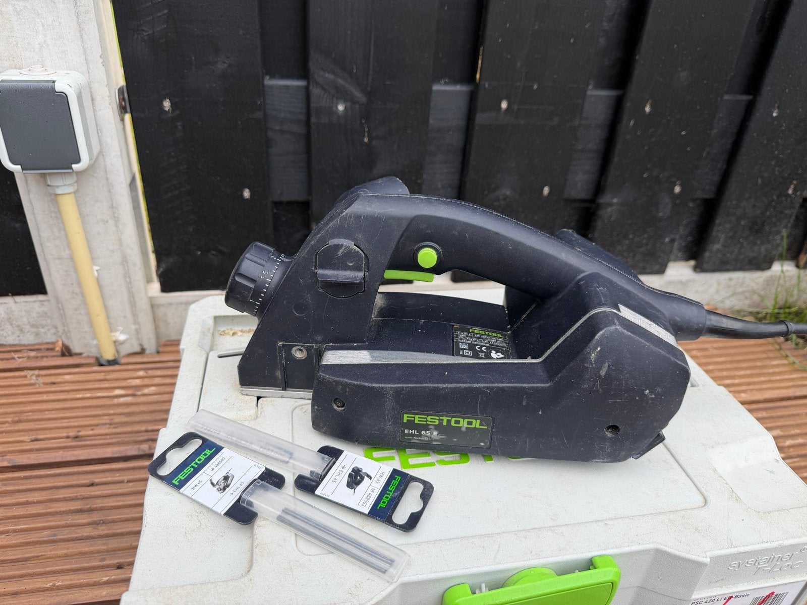 Festool EHL 65 Schaaf – Inclusief 2 nieuwe messen, Ophalen of Verzenden, Gebruikt