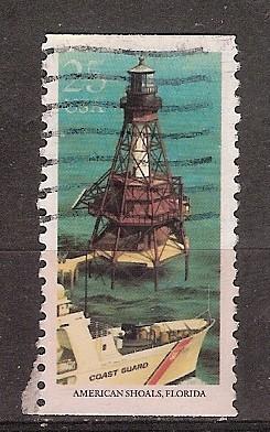 USA, Vuurtorens, nr. 4, 1990., Ophalen of Verzenden, Gestempeld, Noord-Amerika