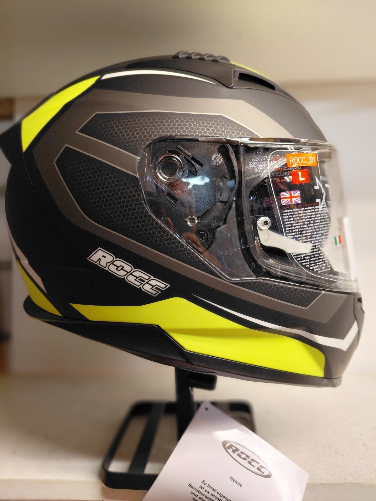 nieuwe ROCC helm met zonnevizier maat L, Dames, Ophalen of Verzenden, Integraalhelm, L