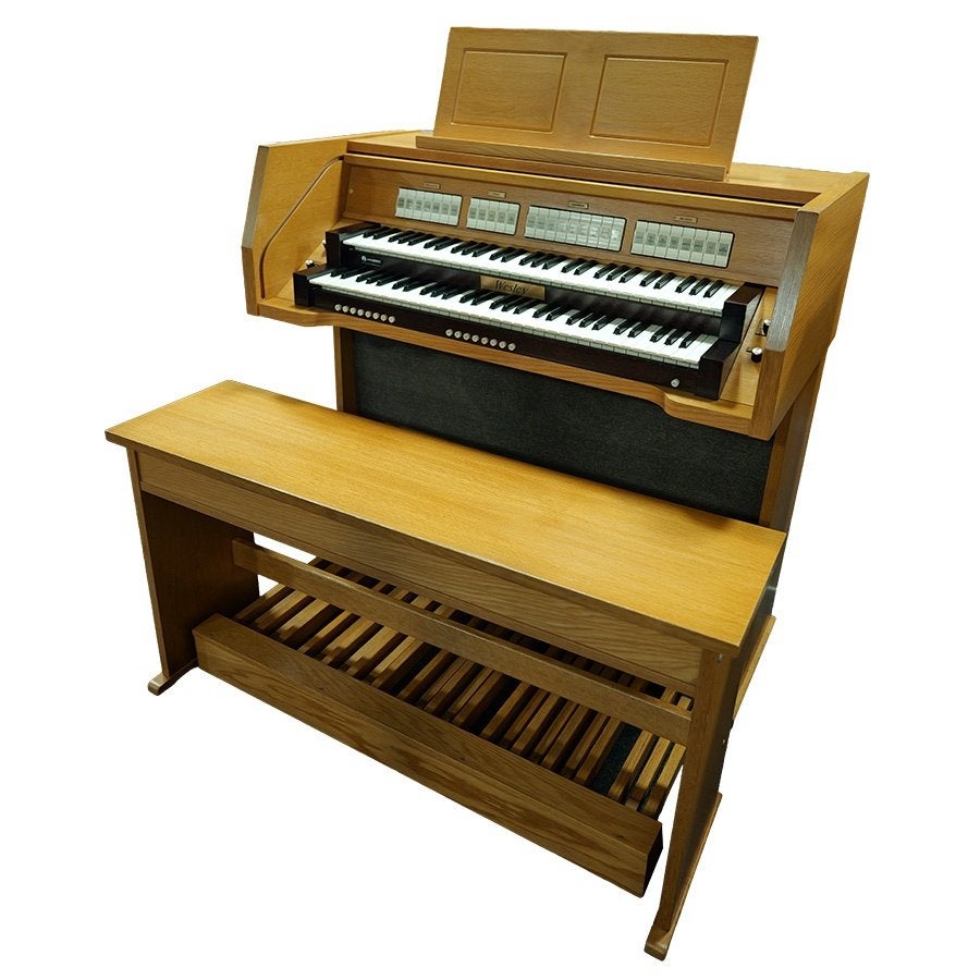Johannus Wesley Festivo Blank Eiken - Occasion, 2 klavieren, Gebruikt, Ophalen of Verzenden, Orgel