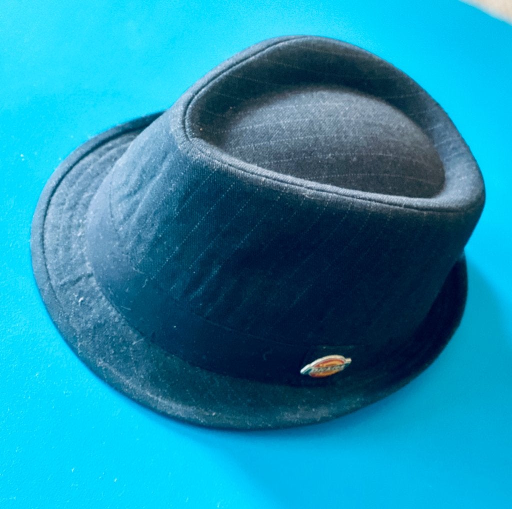 Dickies Pork Pie Hat Black/ krijtstreep L/XL, Verzenden, Hoed, Dickies, Zo goed als nieuw