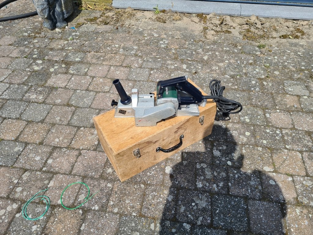 metabo 4360  elektrische schaaf in houten kist, Doe-het-zelf en Verbouw, Ophalen of Verzenden, Gebruikt, Elektrisch