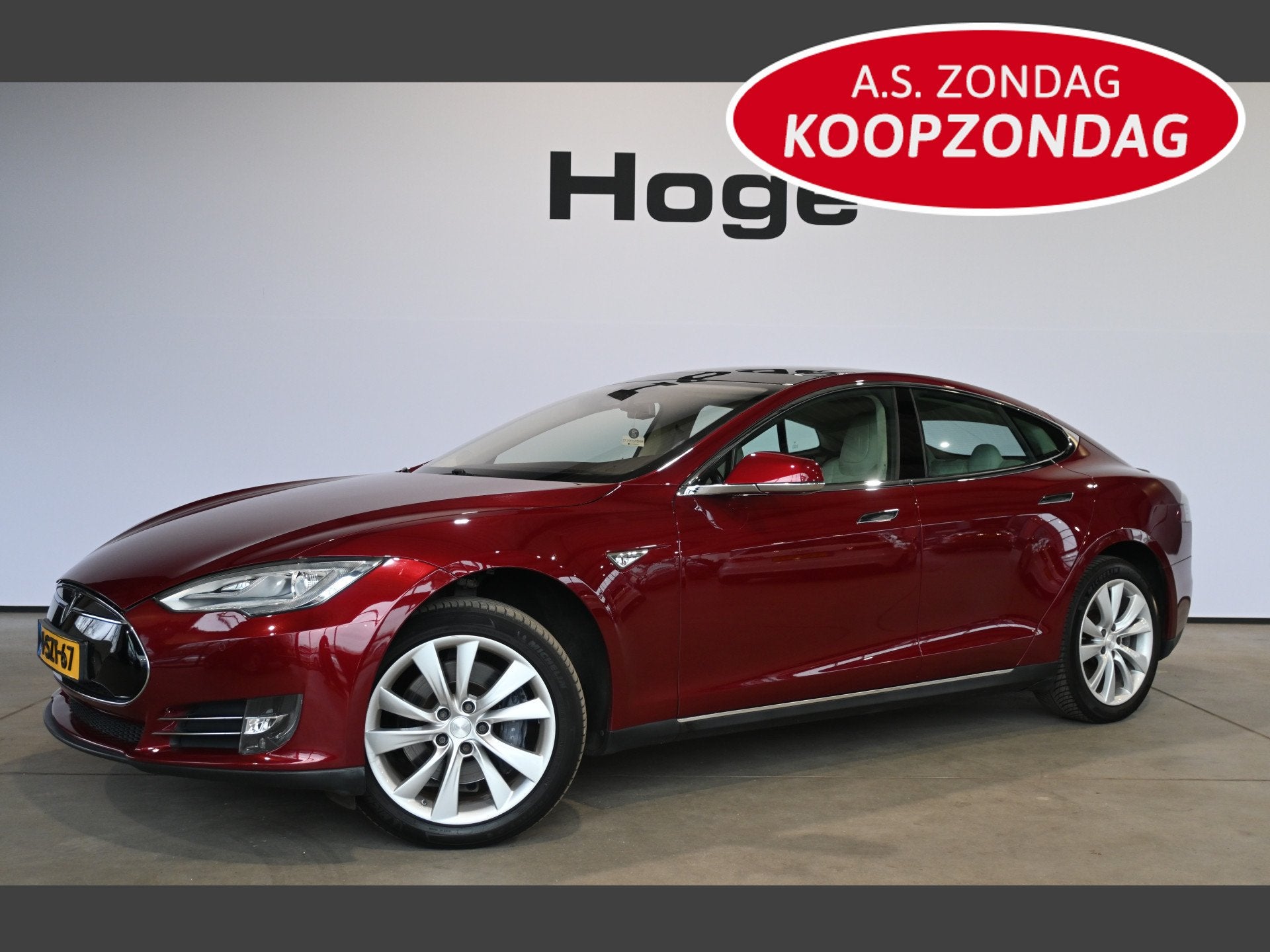 Tesla Model S 85 Performance Tech Pack ECC Navigatie Licht m, Auto's, Tesla, Achterwielaandrijving, Gebruikt, Met garantie (alle)