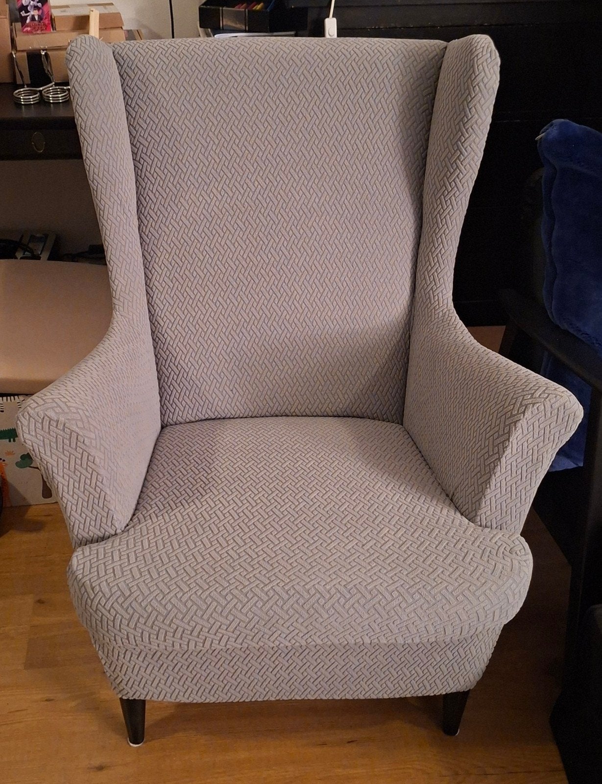 1x IKEA Strandmon Oorfauteuil Nordvalla, Ophalen, Modern, Klassiek, Gebruikt, Eén